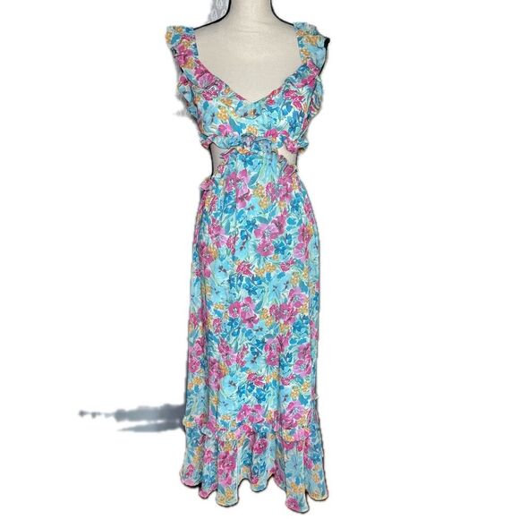 Show Me Your Mumu Lane Midi Dress Sz M - Picture 3 of 6